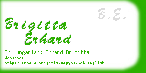 brigitta erhard business card